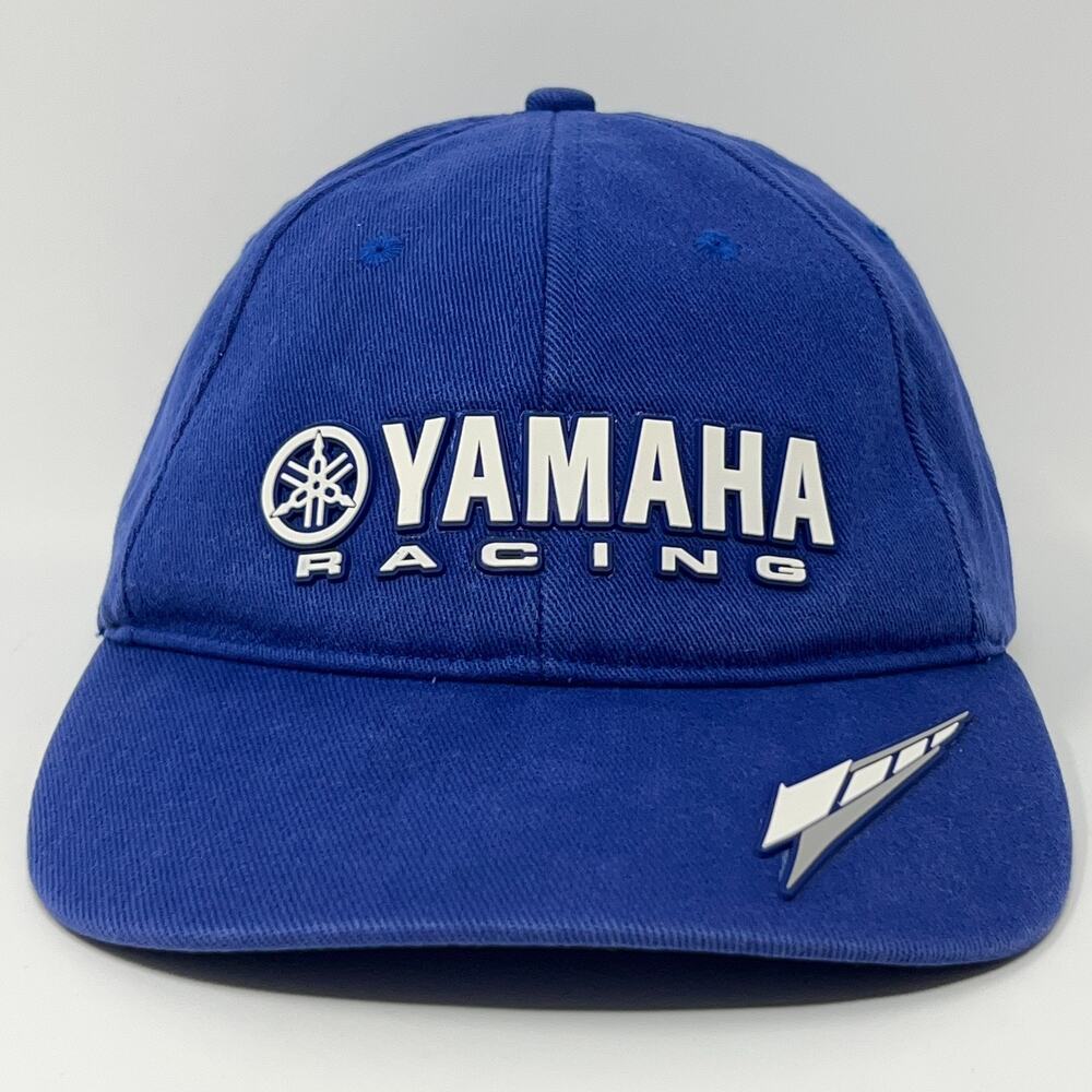 Yamaha Racing 2009 QuadCross Champion Hat Baseball Cap Blue Flex Fitted S-M